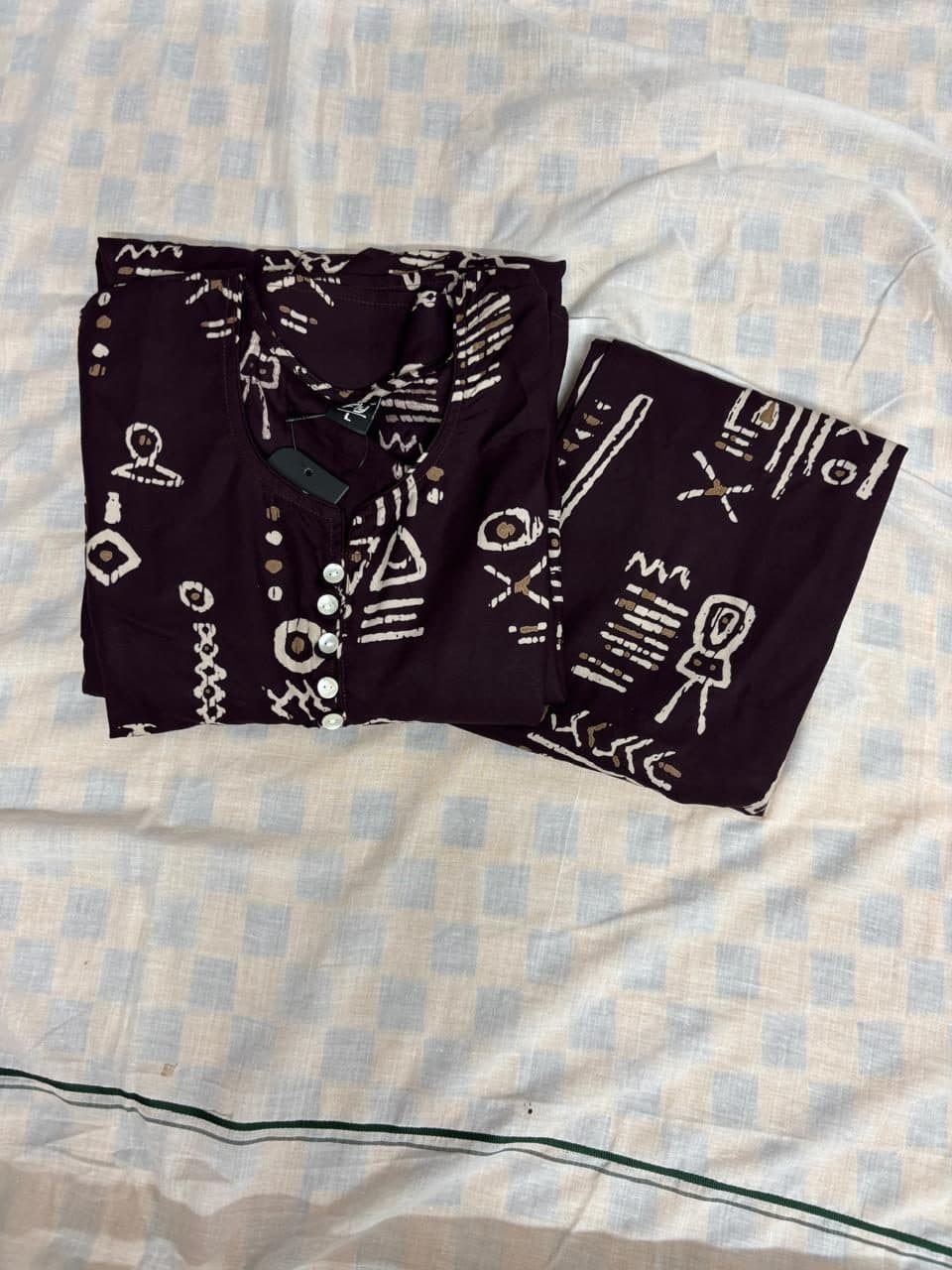 Brown colour umbrella pcs set